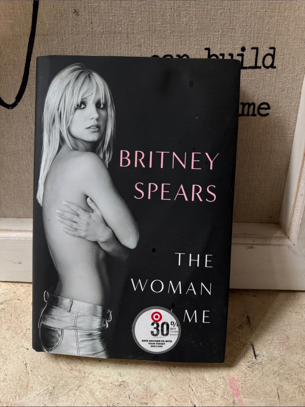 Britney Spears "The Woman in Me" Hardcover Book - Black & Silver